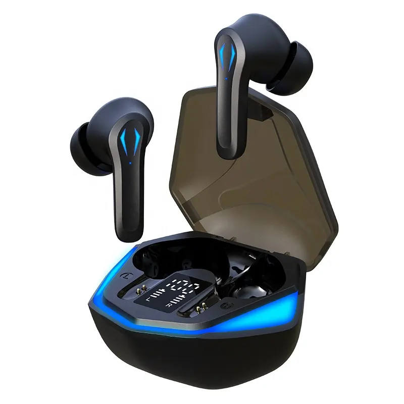 2022 Audifonos Goedkoopste Tws Oordopjes Led Display Draadloze Bluetooh Gaming In-Oor Tws Oortelefoon F9 Dual Mic Headsets Voor mobiele