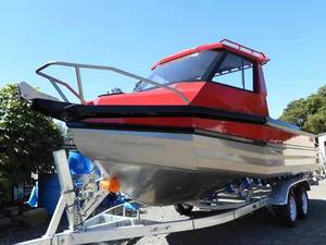 Bateau de pêche en mer Gospel Brand en aluminium, ponton de 6 mètres, Easycraft, 20 pieds, <span class=keywords><strong>petit</strong></span> yacht, bateau à coque en V profond, bateau rapide - Product Image 2
