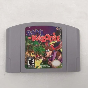 Versión NTSC de EE. UU. para <span class=keywords><strong>Banjo</strong></span> <span class=keywords><strong>Kazooie</strong></span> para N64, Tarjeta de Juego, Cartuchos de Videojuegos Retro, Versión de EE. UU. - Product Image 2