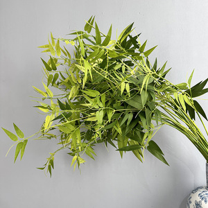 Hojas de Bambú Artificiales de Plástico, Planta Decorativa para Jardín, Adorno para el Hogar, Plantas Artificiales, Follaje Artificial, Vegetación - Product Image 2