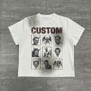 Produttori di <span class=keywords><strong>Abbigliamento</strong></span> Personalizzato, T-Shirt 100% Cotone con Stampa DTG, Oversize e Pesante, Effetto Lavaggio Acido e Distressed - Product Image 2