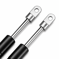 Ressort à gaz de compression cylindrique en fer 350N personnalisé, traitement de surface QPQ industriel, modèle GASTAC YQTB, usine chinoise