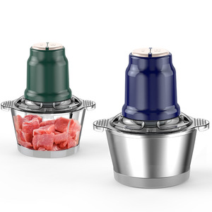Electric Food Grinder 1L Capacity Multi Functional Meat And <b>Vegetable</b> <b>Chopper</b> With Stainless Steel Blades For Household Use - Product Image 2