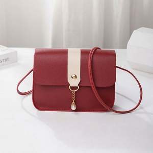 I-0352 New Sweet <b>Bags</b> Lady Pattern Color Matching <b>Crossbody</b> Ladies Mini <b>Bags</b> Leather Shoulder <b>Bag</b> - Product Image 3