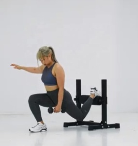 Spor <span class=keywords><strong>fitness</strong></span> ekipmanı bir bacak Squat rulo ayarlanabilir push-up raf ağırlık sehpası çene up basın squat çerçevesi - Product Image 5