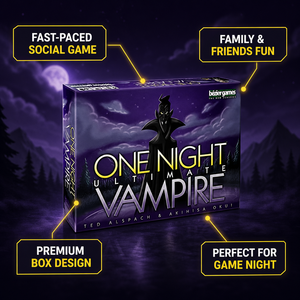 เกมเซียร์ วันไนท์ อัลติเมท แวมไพร์ |   เกมไพ่ลดภาษีสำหรับผู้เล่น 3-10 คน |   เกมกระดานปาร์ตี้สำหรับครอบครัว เวลาเล่น 10 นาที - Product Image 3