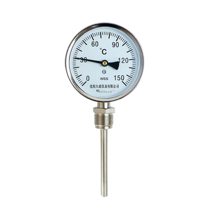 Hoàn toàn thép không gỉ công nghiệp áp suất thủy tinh Nhiệt kế & ghi tùy chỉnh OEM & ODM nhiệt độ cụ - Product Image 1