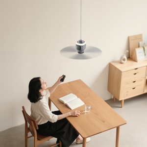 Ventilador Colgante Plegable Recargable con Logotipo Personalizado, Control Remoto, Batería de 12000 mAh, 30 Horas de Uso, Luces LED para el Hogar - Product Image 4