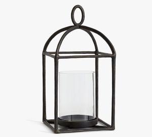 Luxurious Handmade Iron <b>Candle</b> Holder <b>Lantern</b> Vintage Style Heat Resistant Durable Hanging Indoor <b>Outdoor</b> Home Decor Easter - Product Image 1