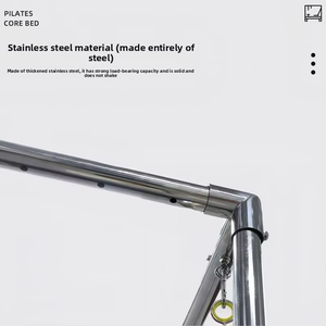 <span class=keywords><strong>Lit</strong></span> de Pilates Cadillac Reformer en Bois d'Érable Premium, Qualité Commerciale, Équipement d'Entraînement Réglable pour le Renforcement Musculaire, Idéal pour la Maison et le Studio - Product Image 6