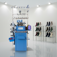 Machine à tricoter les chaussettes automatisée 3,5'' 3,75'' 6F avec moteur, pour tricot invisible, éponge et uni, écologique, certifiée CE