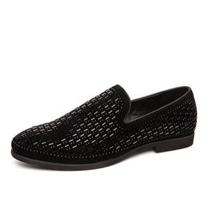 Vente directe usine – Mocassins en cuir pour hommes, style coréen, décontractés et élégants, à lacets, antidérapants, pour soirées - Product Image 1