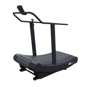 Auto-propelido exercício pé Stepper Caminadora manual motor menos curva esteira motorless com esteira de resistência magnética