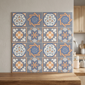 Carreaux de sol numériques 3D de style marocain, 30x30cm, design hôtelier, fabrication indienne, qualité supérieure, carreaux de sol emboîtables, extérieur 30x60 - Product Image 1