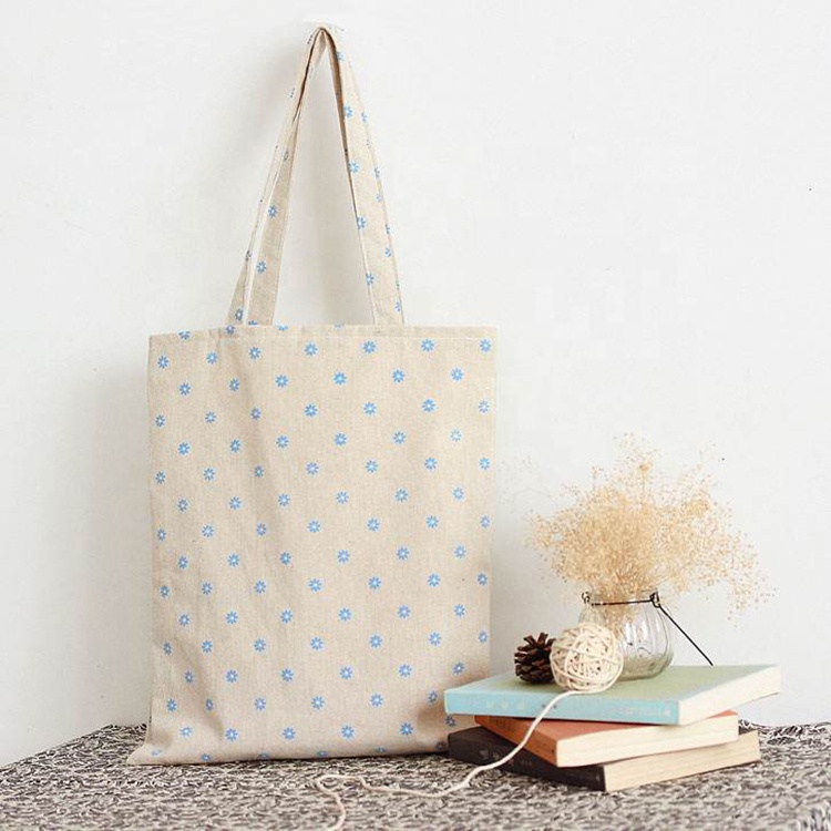 Custom Foldable Outdoor Sunny Large cotton Canvas Bag