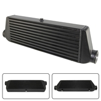 Intercooler universel à barres et plaques 500x180x64mm Entrée/Sortie 2,5 pouces (63,5 mm) 350HP à 35PSI Haute performance FMIC en aluminium