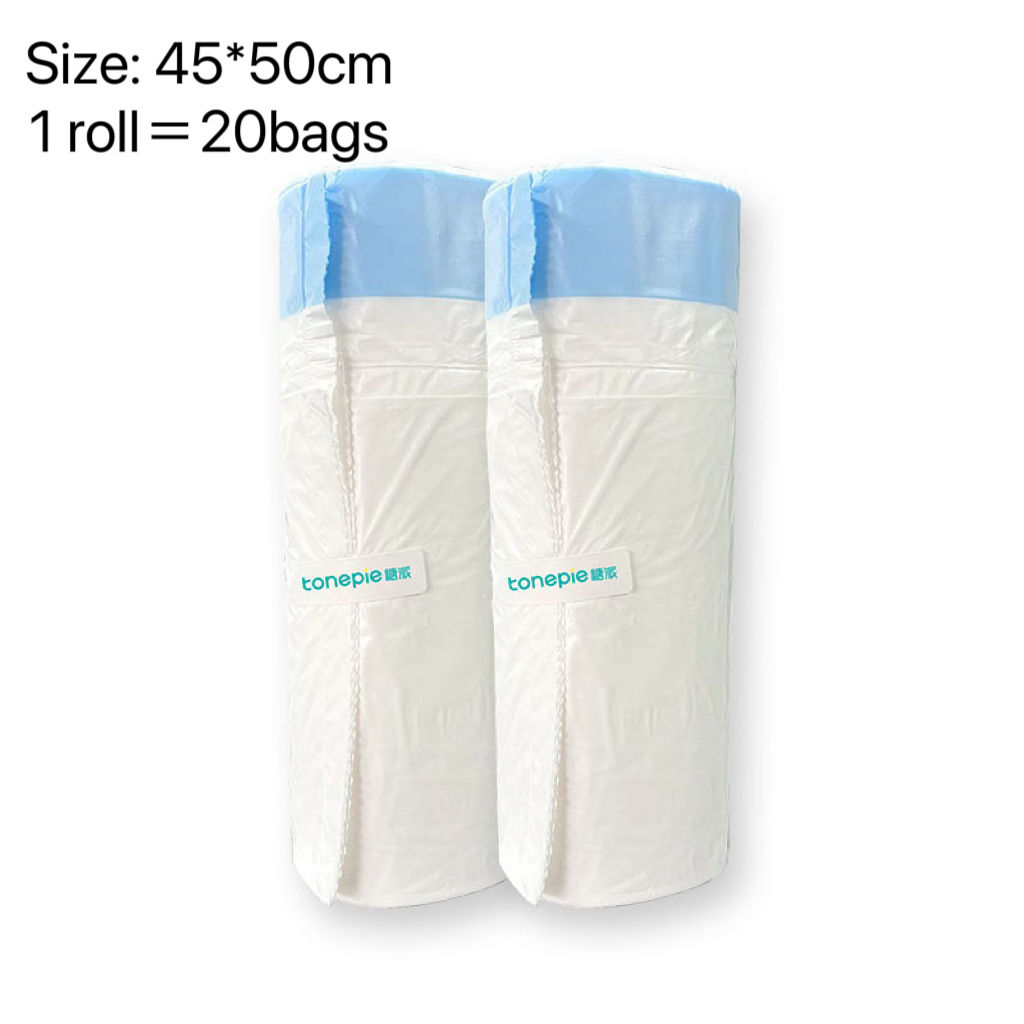 3 rolls thin garbage bags