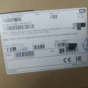 สวิตช์องค์กร HW CE6885-48YS8CQ 48*25GE SFP28 8*100GE QSFP28 (หมายเลขชิ้นส่วน 02355KTN 02355KTP) - Product Image 6