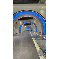 Pantalla LED Flexible P2.5, Módulo LED Suave Personalizado, Pantalla LED de Forma Especial OEM para Interiores y Exteriores