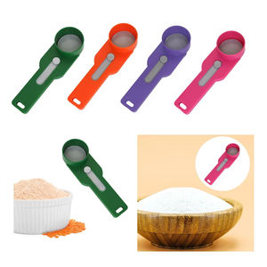 Cuchara de Plástico LM con Embudo, Antiderrames, Medición Precisa, Resistente, Ecológica, Multifuncional, Utensilio de Cocina para Repostería - Product Image 5