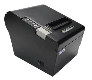 Impresora térmica de recibos, dispositivo de impresión de alta velocidad con Bluetooth, 80mm, con cortador automático