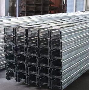 Plateau de système d'alimentation par câble de <span class=keywords><strong>grand</strong></span> diamètre 200mm * 100mm * 1.5mm Chemin de câbles d'échelle galvanisé - Product Image 6