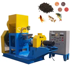 Tilapia Floating Fish Feed Extruder Machine In Nigeria Pet Bird Piglets Food Mill Extruder Fish Feed Pellet Making Machine