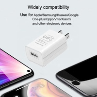 Chargeur de voyage japonais de qualité supérieure avec prise AC japonaise certifiée PSE, adaptateur secteur mural USB 5V 1A 5W pour téléphone portable, MP3, lecteur de jeux, GPS