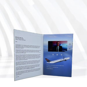 Sổ tay điện tử màn hình LCD 5 inch, chất liệu mềm, độ phân giải cao, dùng làm thiệp chúc mừng, tờ rơi quảng cáo, album kỷ niệm, trình chiếu <span class=keywords><strong>video</strong></span> - Product Image 6