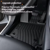 KADDEN Wasserdichte 3D TPE Fußmatten Teppichmatten Auto-Bodenmatten Kofferraummatte für Honda HRV 2016-2022 Auto-Zubehör