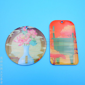 Etiquetas Metálicas Personalizadas de Doble Cara con Impresión a Color, Resina Epoxi, Acero Inoxidable, para Joyería, Regalos y Uso Comercial - Product Image 3
