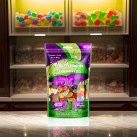 Emballages personnalisés imprimés pour bonbons gélifiés, sachets refermables en Mylar pour confiseries