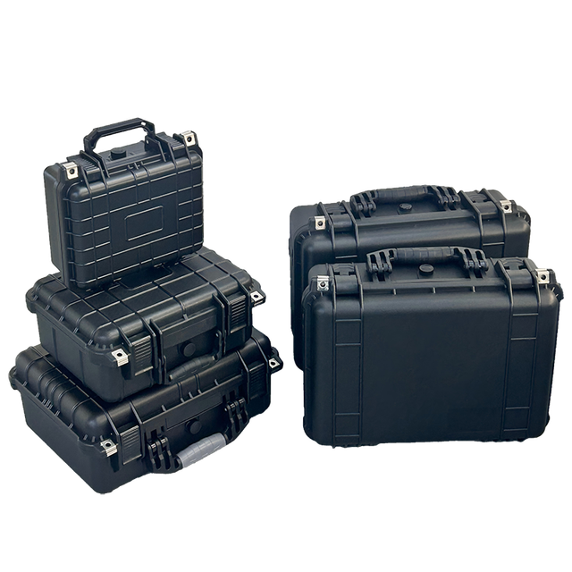Ip67 Waterproof Dustproof Shockproof Strong Rugged Dry Box Hard Plastic Equipment Tool Case with Foam Handle