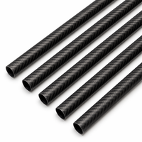 Tube en fibre de carbone TLL, prix de gros, 3K Twill, finition brillante ou mate, pour la fabrication de cannes à pêche DIY et sur mesure