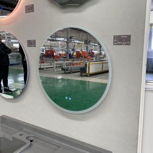 Interruptor táctil inteligente redondo para armario de baño, lámparas led retroiluminadas, gran oferta de <span class=keywords><strong>Amazon</strong></span> - Product Image 2