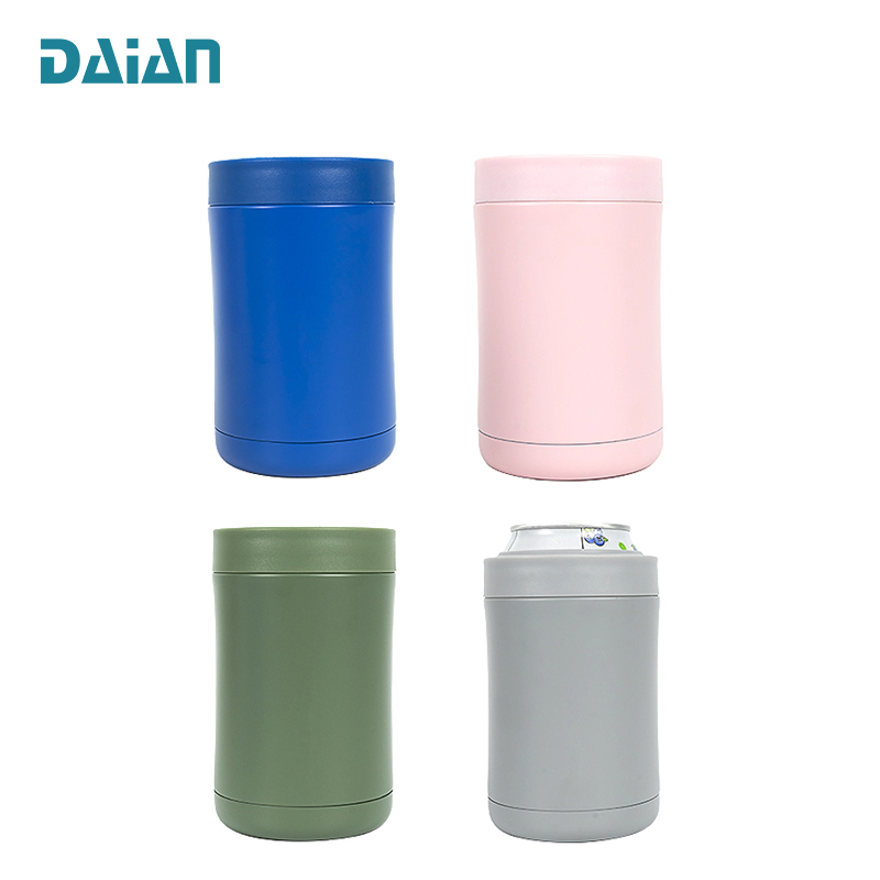 12oz Stainless Steel Vacuum Soda Can Beer Can Cooler For Standard Size Beer