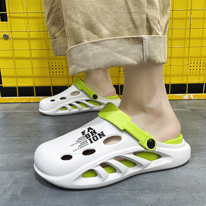 Men's EVA <b>Slide</b> Sandals Open Toe Breathable Casual Summer Outdoor Shoes With Adjustable Strap Soft Sole Comfortable Walking - Product Image 3