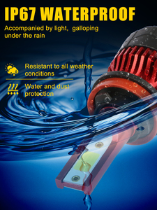 Ampoules de phares LED GICOO K5 80W, sans erreur, Canbus intégré, H11 9005 9006 10000LM, phares de voiture LED haute puissance - Product Image 3