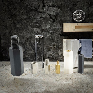 Tornillos espaciadores de latón pulido y acero inoxidable, espaciadores hexagonales de aluminio con acabado premium - Product Image 2