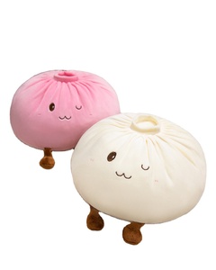 Coussin en peluche en coton PP en forme de chignon, idéal pour la décoration de canapé à la maison, pour enfants, garçons et filles, coussins de canapé doux en gros - Product Image 1