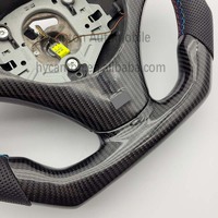 Volant en fibre de carbone en cuir perforé de haute qualité M Performance pour volant BMW E90