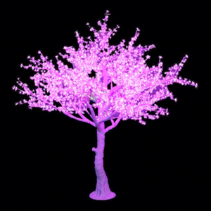 Arbre à fleurs de cerisier pré-éclairé pour les centres de villégiature en plein air, les centres commerciaux, les hôtels, les lieux de mariage et les expositions paysagères saisonnières - Product Image 1