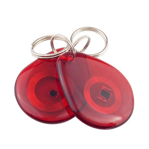 Thẻ móc khóa NFC trong suốt bằng nhựa ABS phủ <span class=keywords><strong>Epoxy</strong></span> in chip giá rẻ tại nhà máy, dùng làm danh thiếp - Product Image 3