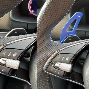 Pagaie de voiture pour <span class=keywords><strong>Skoda</strong></span> RS VRS MK4 A8 Octavia Sportline <span class=keywords><strong>Scout</strong></span> 2020 2021 2022 Extension de volant de voiture Shifter Gear DSG Stickers - Product Image 5