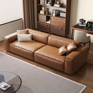 Luxury Customized Seating Leather Sofa Couch <strong>Home</strong> <strong>Office</strong> <strong>Furniture</strong> 3+2+1seaters Living Room Sofa