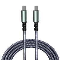 Gadget Pengisian Daya Cepat Tipe-C Berkualitas Tinggi 20v 3a Kabel Ponsel Nilon Aksesoris Kabel Data 60w 1m Kabel Data PD Grosir