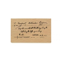Impression de sceau de timbre en bois personnalisé personnalisé en gros d'usine
