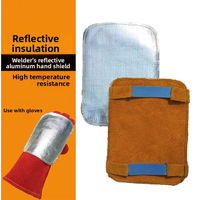 Gants de soudage Bate Premium en cuir de vachette fendu avec protection en feuille d'aluminium, résistants à la chaleur pour hommes, gants de travail de sécurité, taille personnalisée