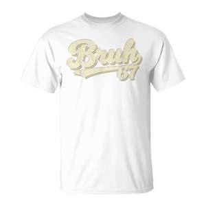 67 Baseball Classic Sport T-shirt à manches courtes pour adulte unisexe à col rond avec impression sérigraphiée - Product Image 1