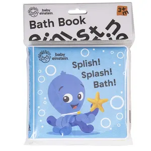 신생아 유아 맞춤형 목욕 책 아기 장난감 지능 인지 발달 부드러운 패브릭 사운드 종이 종이 인쇄